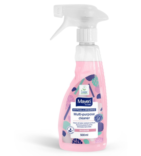 Spray do czyszczenia powierzchni uniwersalny rabarbarowy hipoalergiczny 500 ml