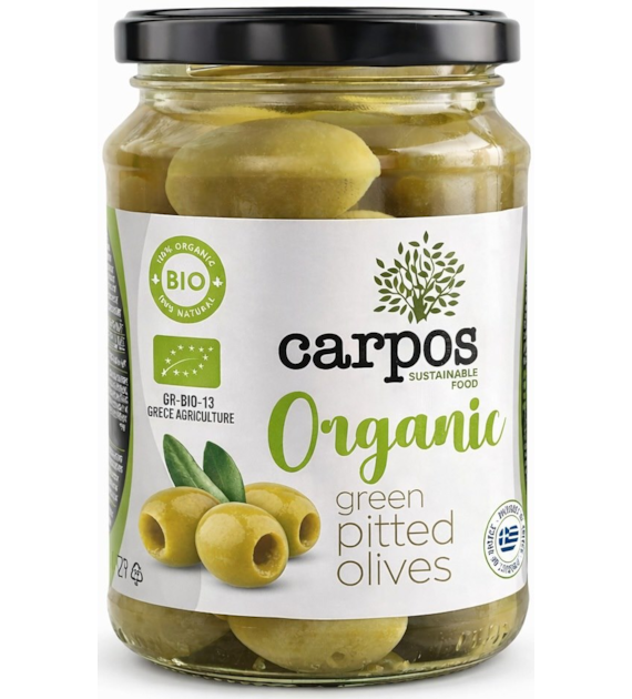Oliwki zielone bez pestek w zalewie BIO 355 g/ 180 g