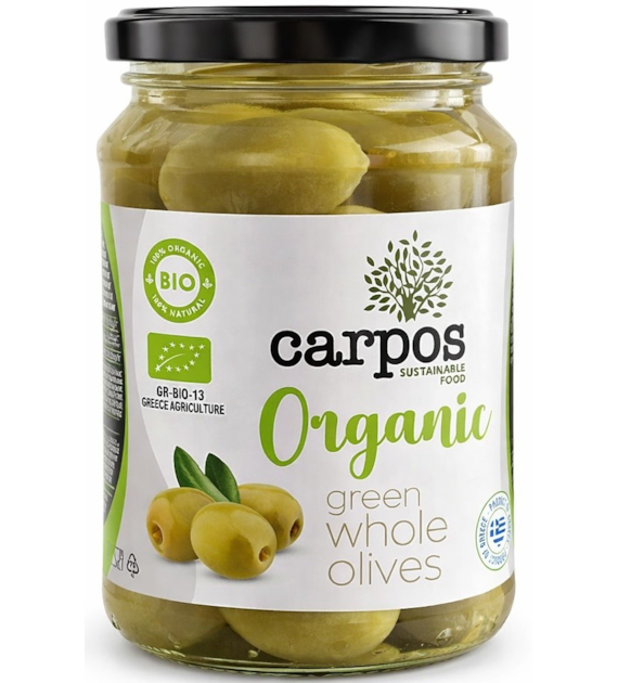 Oliwki zielone w zalewie BIO 355 g/ 200 g
