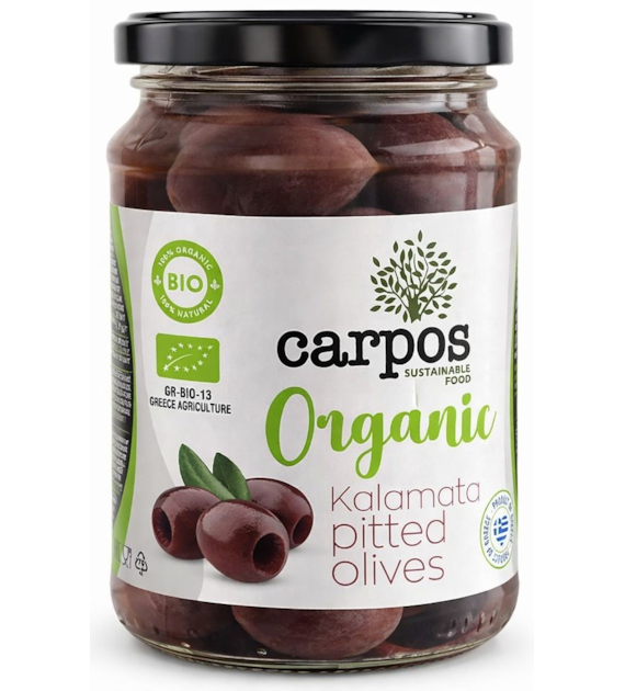 Oliwki kalamata bez pestek w zalewie BIO 355 g/ 180 g