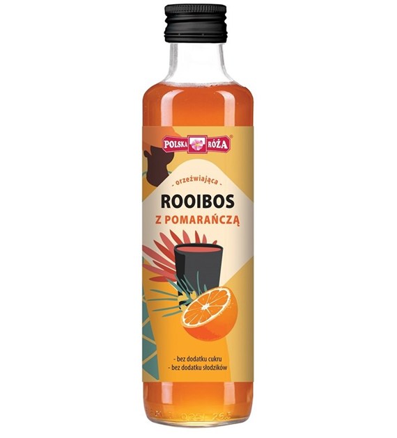 Herbata Rooibos z pomarańczą 250ml