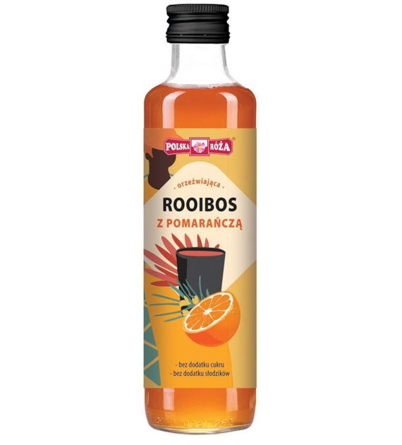 Herbata Rooibos z pomarańczą 250ml