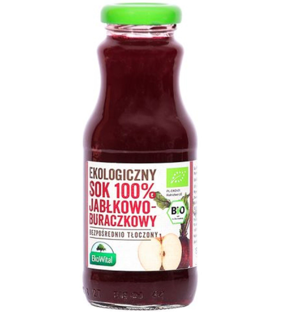 Sok jabłkowo-buraczkowy 100 % BIO 250 ml