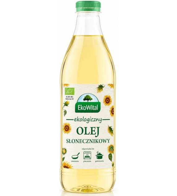 Olej słonecznikowy wysokooleinowy do gotowania i smażenia BIO 1 l