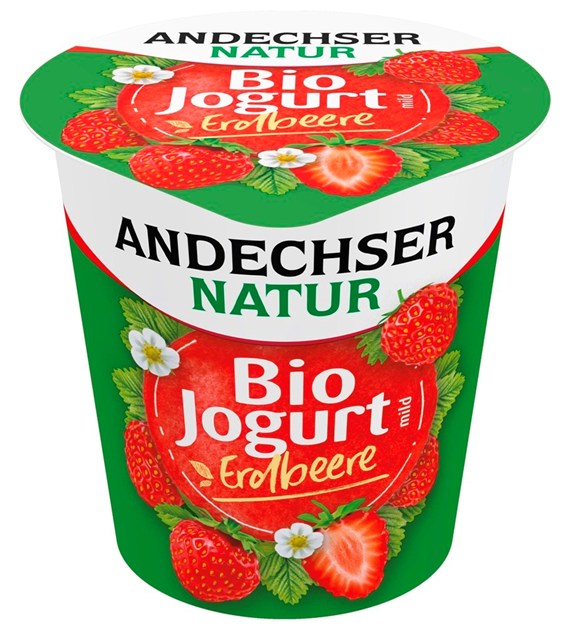Jogurt truskawkowy 3,8% tł. BIO 150 g