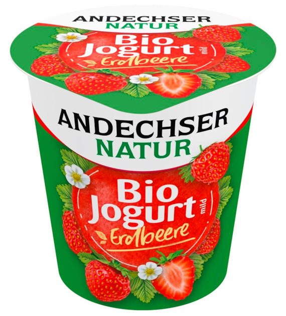 Jogurt truskawkowy 3,8% tł. BIO 150 g