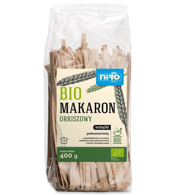 Makaron orkiszowy wstążki 400 g BIO