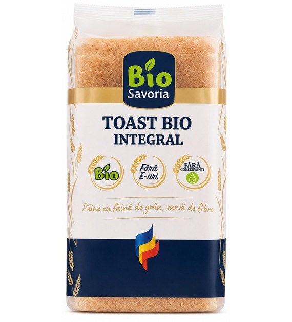 Chleb tostowy pełnoziarnisty BIO 300 g