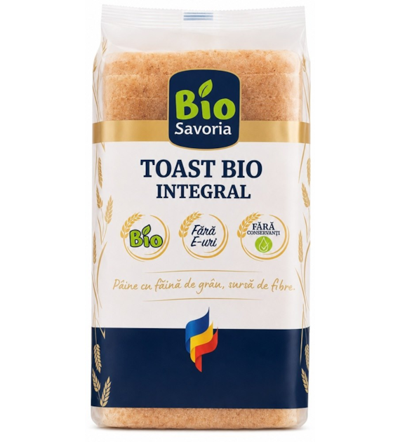 Chleb tostowy pełnoziarnisty BIO 300 g