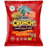 Chrupki kukurydziane Crunch o smaku ostre chili-cytryna BEZGL. BIO 40 g