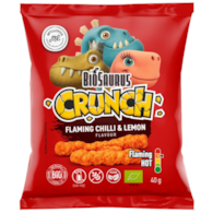 Chrupki kukurydziane Crunch o smaku ostre chili-cytryna BEZGL. BIO 40 g