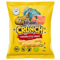 Chrupki kukurydziane Crunch o smaku cheddar BEZGL. BIO 40 g
