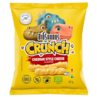 Chrupki kukurydziane Crunch o smaku cheddar BEZGL. BIO 40 g