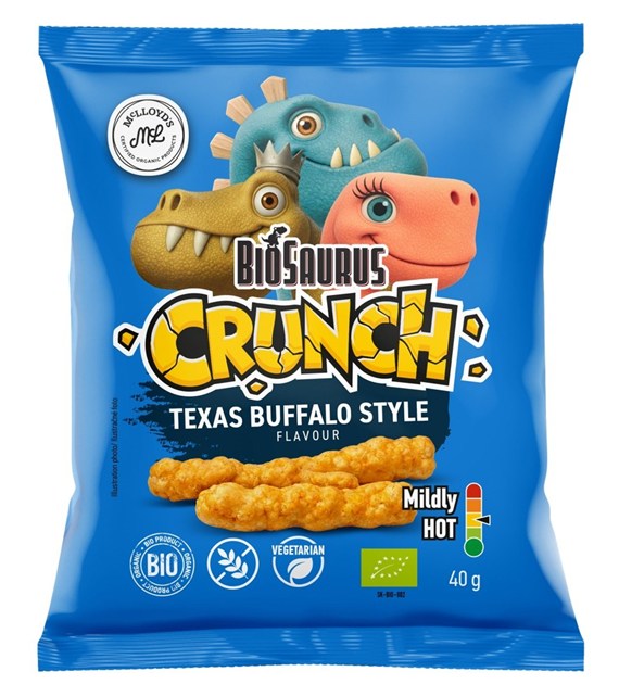 Chrupki kukurydziane Crunch o smaku texas buffalo BEZGL. BIO 40 g