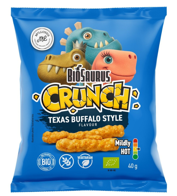 Chrupki kukurydziane Crunch o smaku texas buffalo BEZGL. BIO 40 g