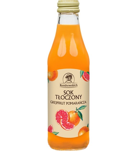 Sok tłoczony grejpfrut pomarańcza 250 ml