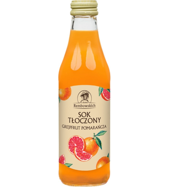 Sok tłoczony grejpfrut pomarańcza 250 ml