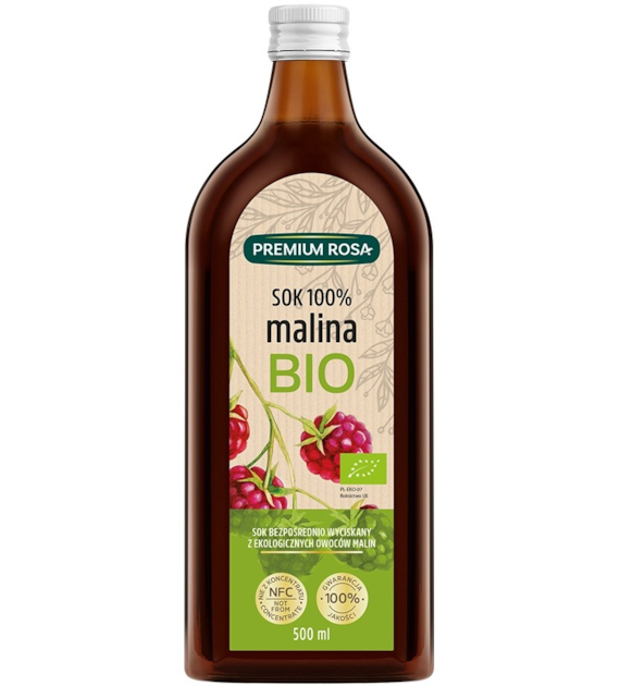 Malina sok 100% BIO B/C 500 ml