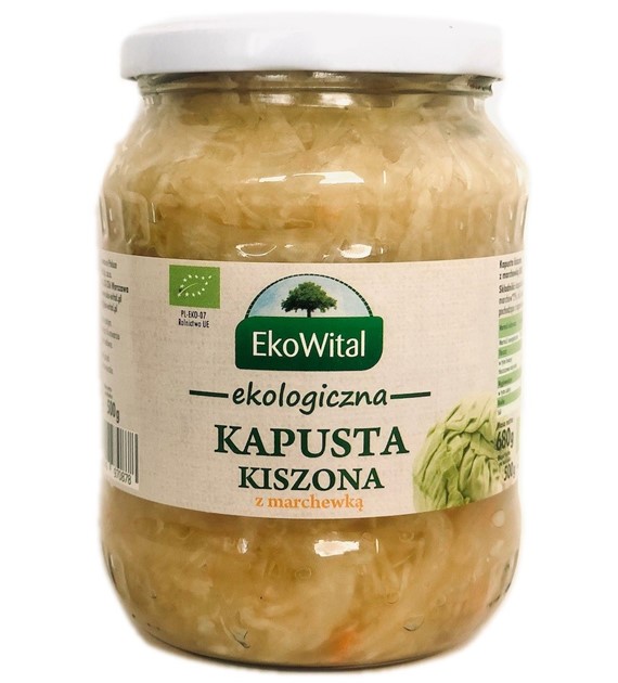 Kapusta kiszona z marchewką BIO 680 g / 500 g