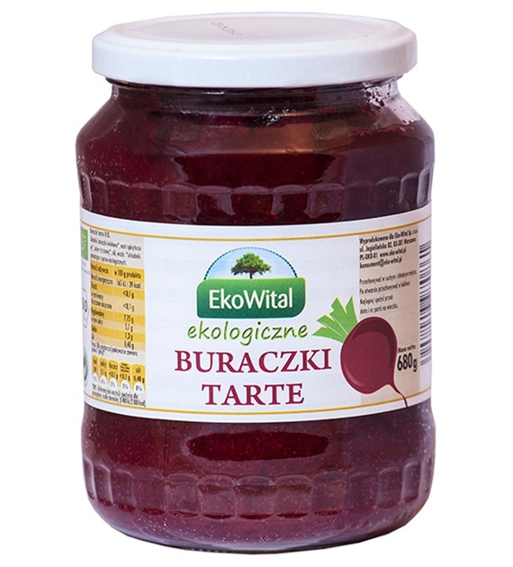 Buraczki tarte BIO 680 g