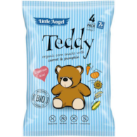 Chrupki kukurydziane TEDDY marchew i dynia od 7 miesiąca BEZGL. BIO 4x15 g