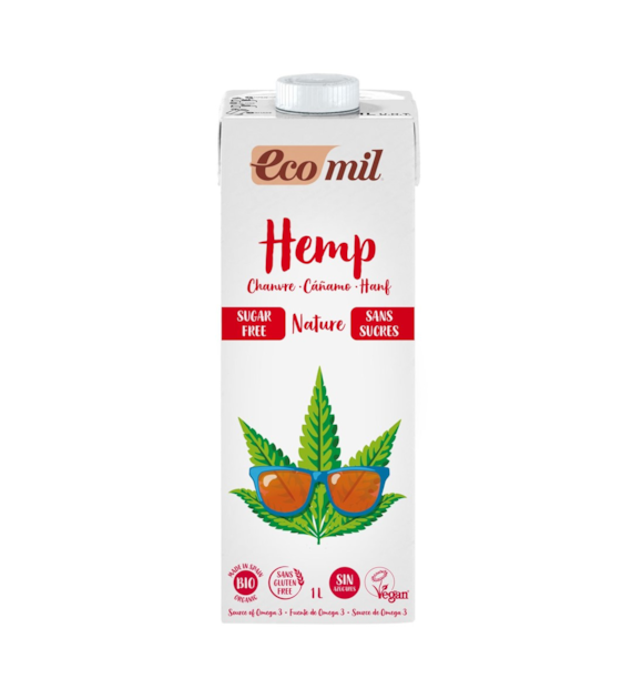 Napój z konopi bez dodatku cukru bezglutenowy BIO 1 l