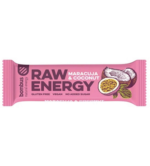 Baton RAW ENERGY marakuja-kokos BEZGL. 50 g