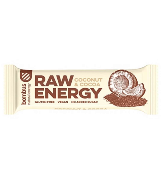 Baton RAW ENERGY kokos-kakao BEZGL. 50 g