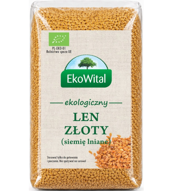 Len złoty (SIEMIĘ LNIANE) BIO 1 kg