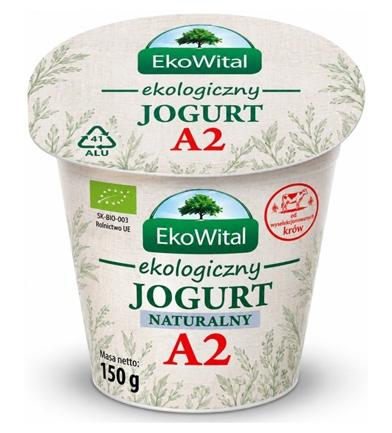 Jogurt naturalny z mleka A2 BIO 150 g