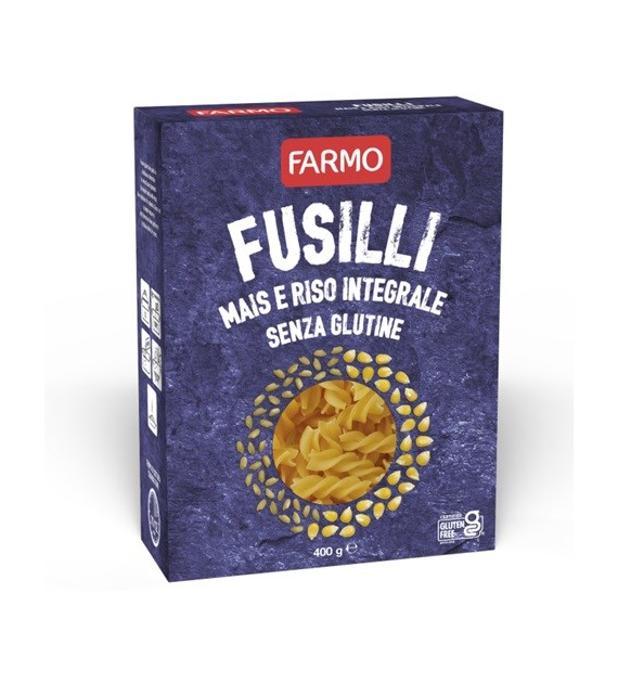 Makaron fusilli kukurydziano-ryżowy bezglutenowy 400 g