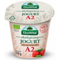 Jogurt truskawkowy z mleka A2 BIO 150 g