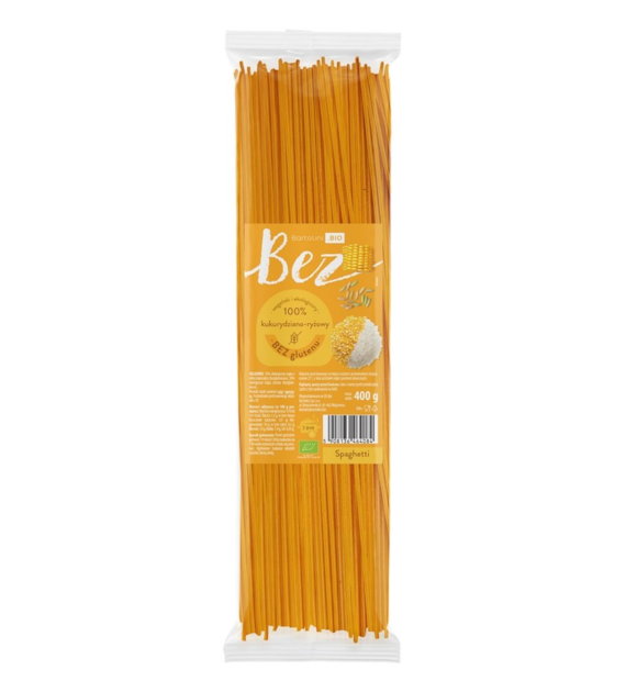 Makaron kukurydziano- ryżowy spaghetti  bezglutenowy BIO 400 g