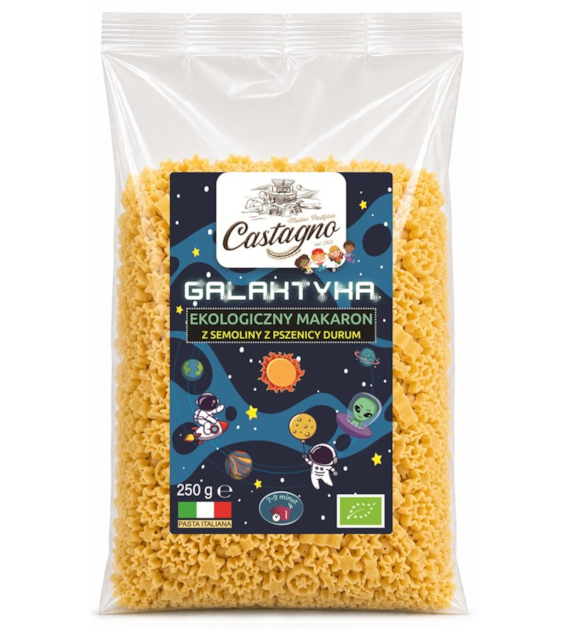 Makaron z pszenicy durum dla dzieci BIO 250 g Galaktyka