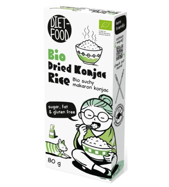 Makaron KONJAC Shiritaki ryż suchy 80 g