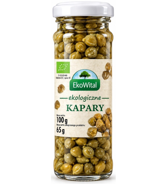 Kapary w zalewie BIO 100 g/ 65 g
