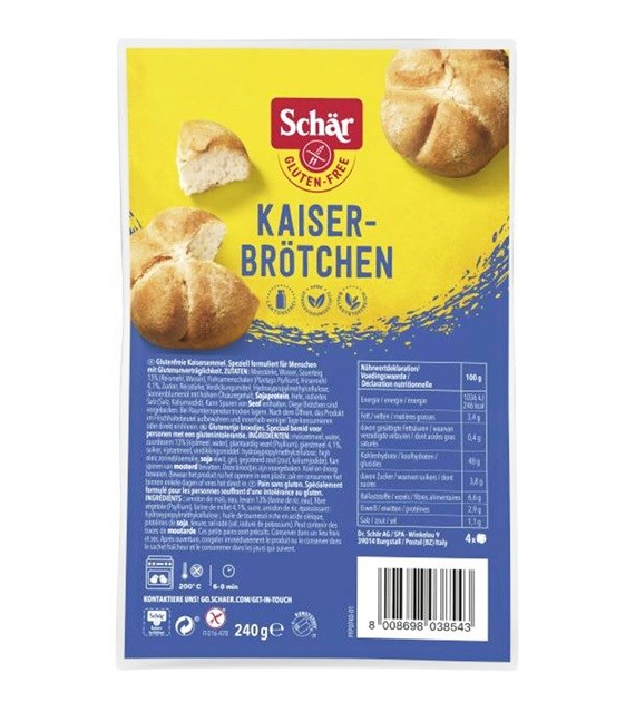 Kaiserbrotchen- kajzerki BEZGL. 240 g