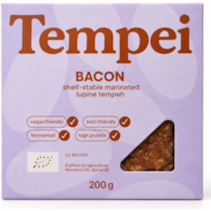 Tempeh z łubinu marynowany o smaku beconu 200 g