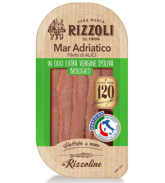 Anchois (sardele) w ekologicznej oliwie z oliwek 40 g/ 22 g