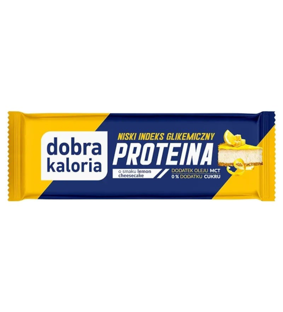 Baton proteinowy Lemon Cheesecake bez dodatku cukru NISKI IG 45g
