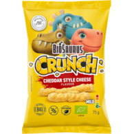 Chrupki kukurydziane Crunch o smaku cheddar BEZGL. BIO 75 g