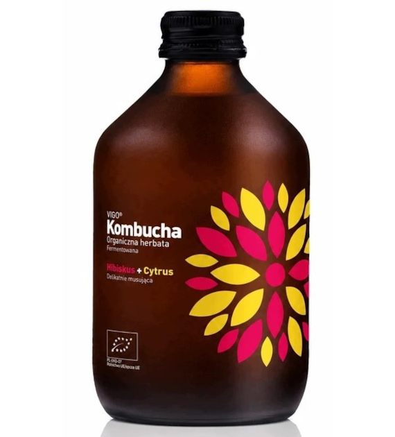 Kombucha Hibiscus + Cytrus BIO 330 ml