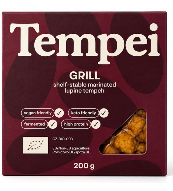 Tempeh z łubinu marynowany grillowany BIO 200 g