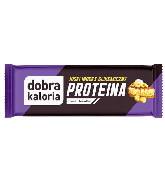 Baton proteinowy banoffee bez dodatku cukru NISKI IG 45g