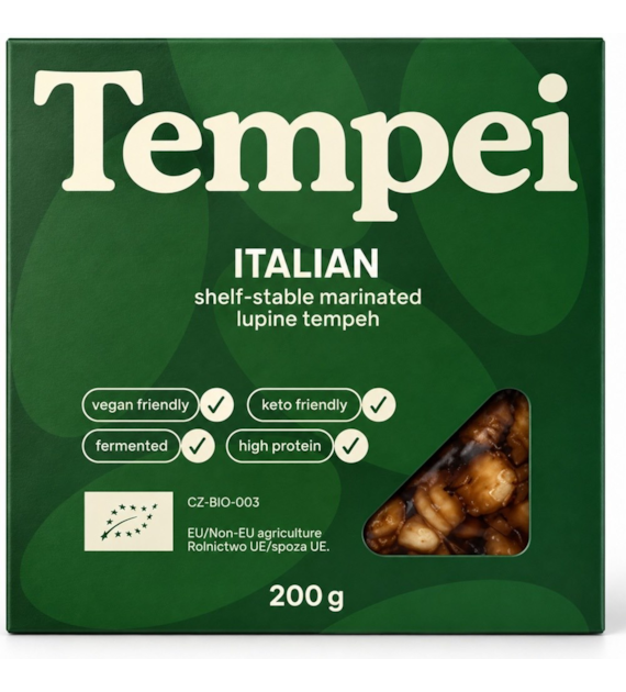 Tempeh z łubinu marynowany w stylu włoskim BIO 200 g