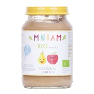 Deser gruszka-jabłko od 5 miesiąca BIO 190 g MNIAM