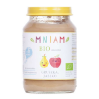 Deser gruszka-jabłko od 5 miesiąca BIO 190 g MNIAM