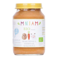 Danie marchewka-ziemniak-wołowina od 5 miesiąca BIO 190 g MNIAM