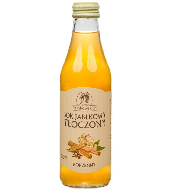 Sok jabłkowy tłoczony korzenny 250 ml