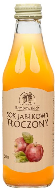 Sok jabłkowy tłoczony 250 ml